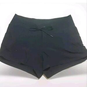 Athleta Drawstring Elastic Waist Pull On Running Shorts Size 0 Waist 29